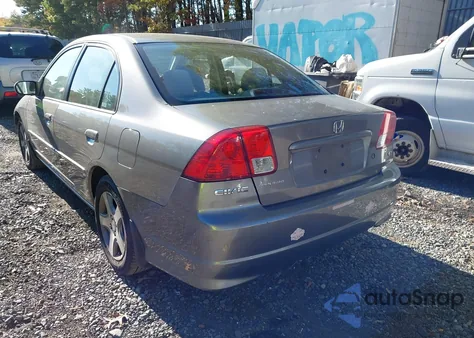 2005 Honda Civic Ex from USA, damaged, VIN 2HGES26745H555943